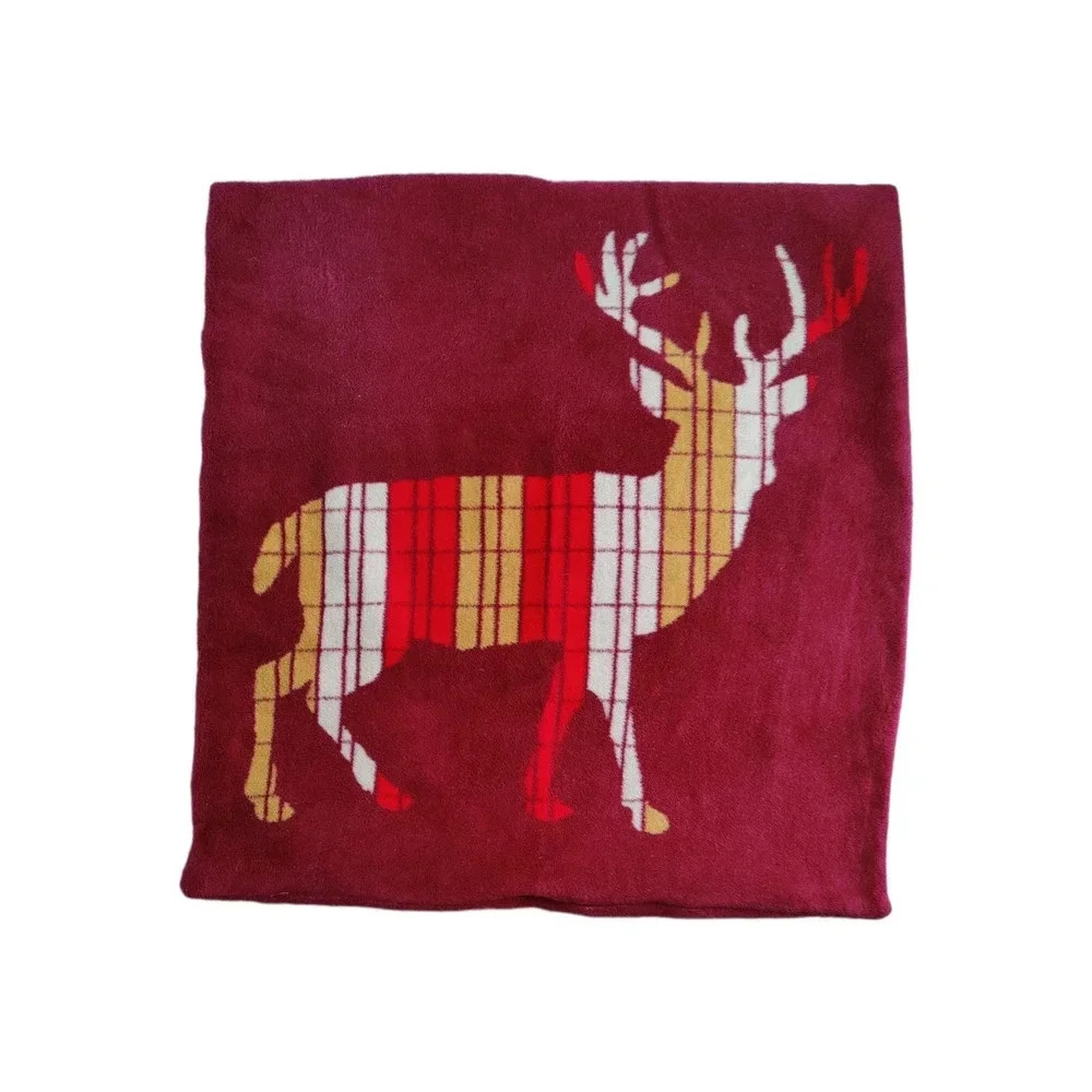 POD Custom Fit Reindeer Euro Pillow Cover 24"x24"